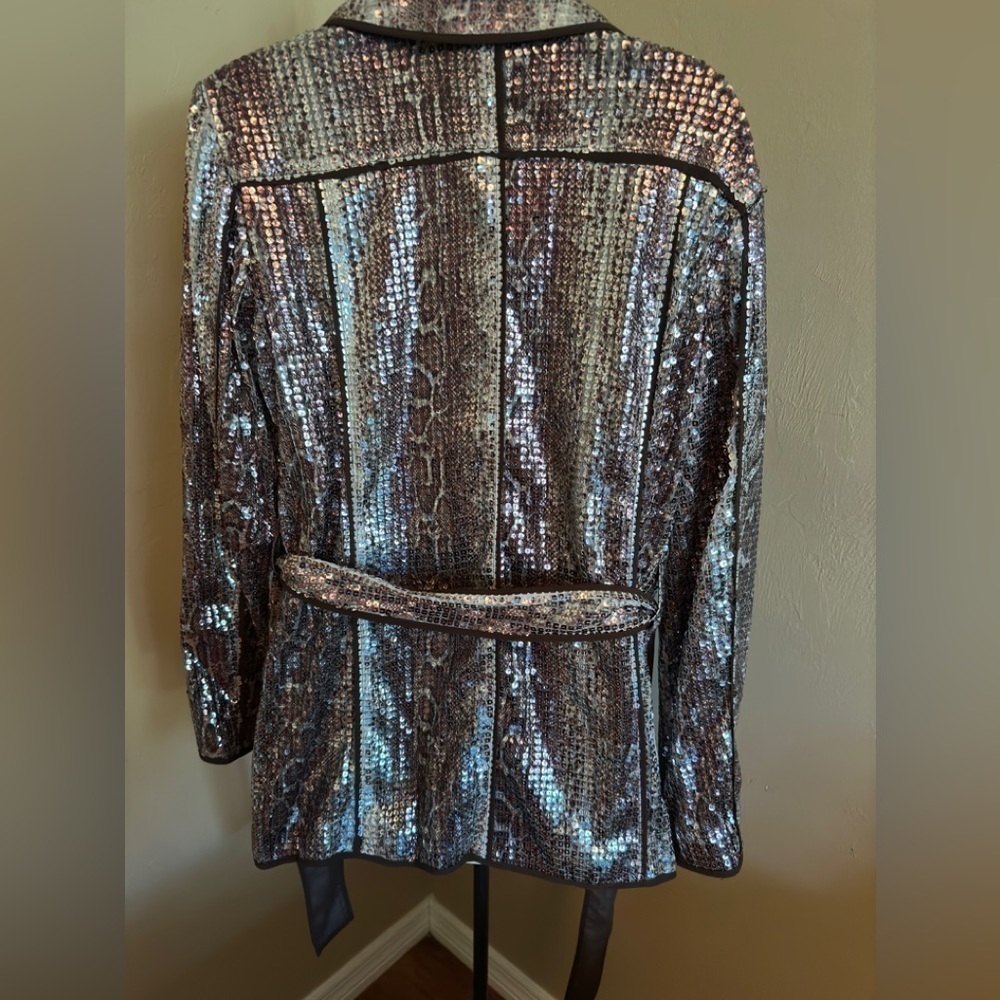 Chico's Ravishing sequence snake jacket - Picture 6 of 10